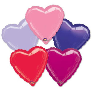 Cookie Text Set of 3 Heart Shaped Balloons