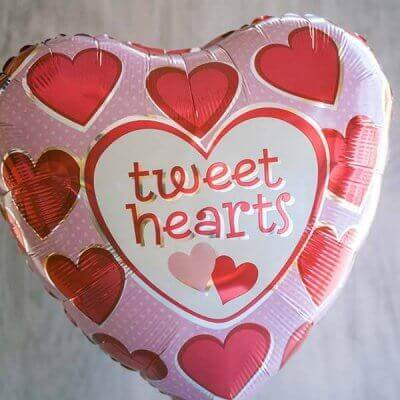 Cookie Text Tweet Hearts Balloon