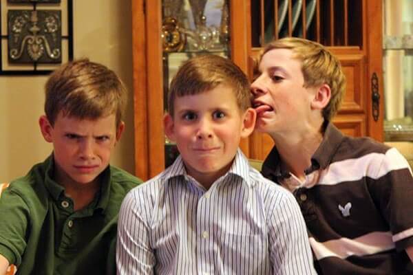 Fiocca boys goofing around