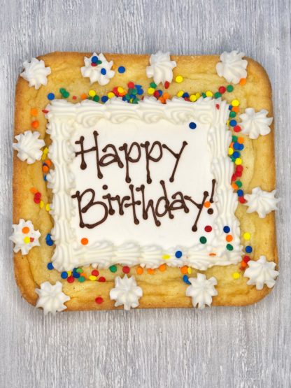 birthday cookie cake