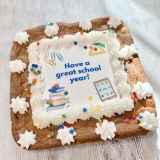 Back to School cookie cake
