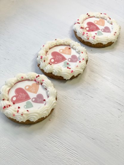 angled conversation hearts
