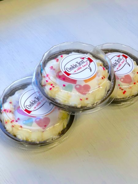 packaged heart cookies