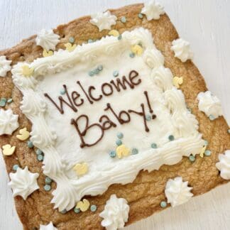 Welcome Baby CookieText