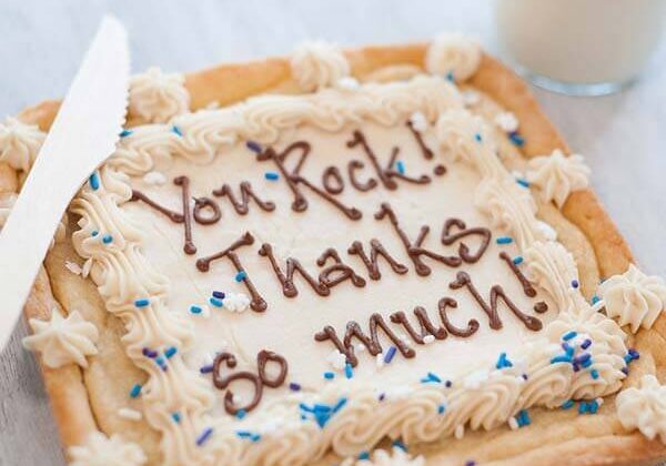Personalized Cookie Cake